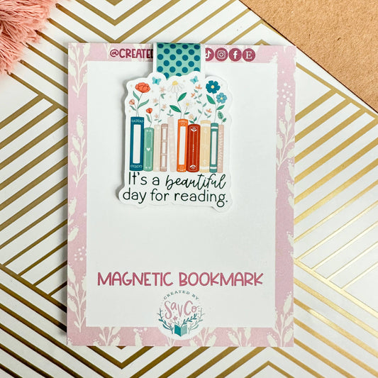 Magnetic Bookmark | Beautiful Day