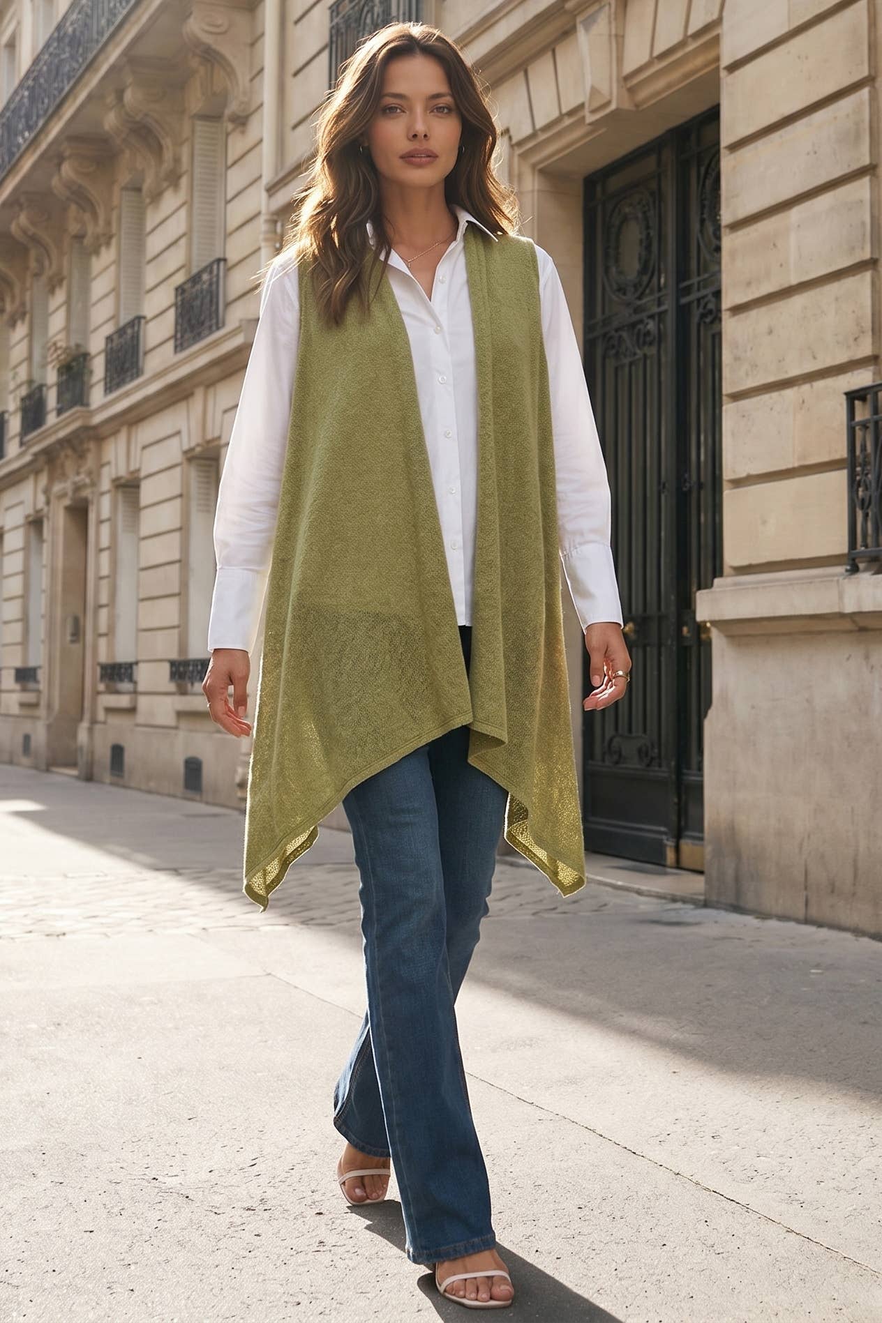 Sleeveless Knit Vest