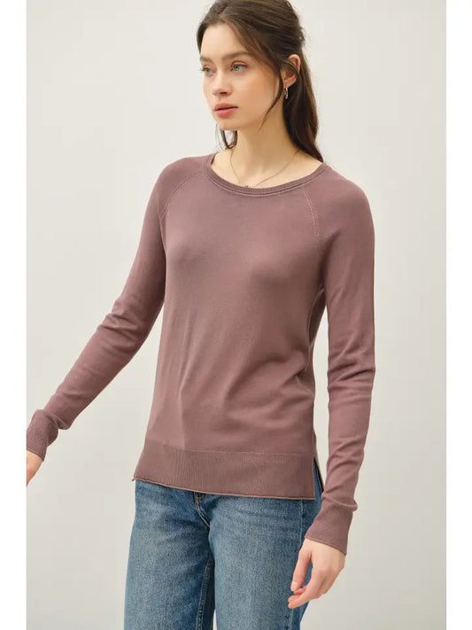 The Camille Sweater | Chocolate