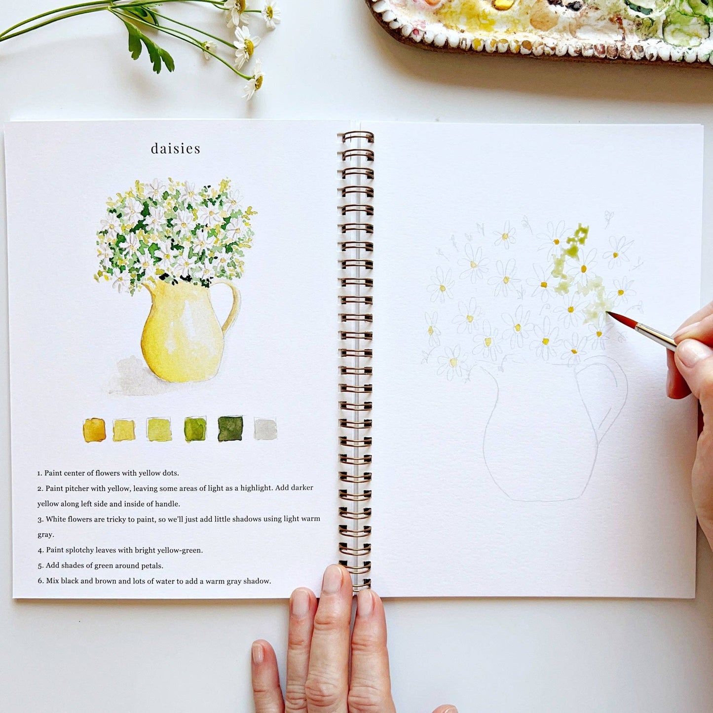 Watercolor Workbook | Flowers