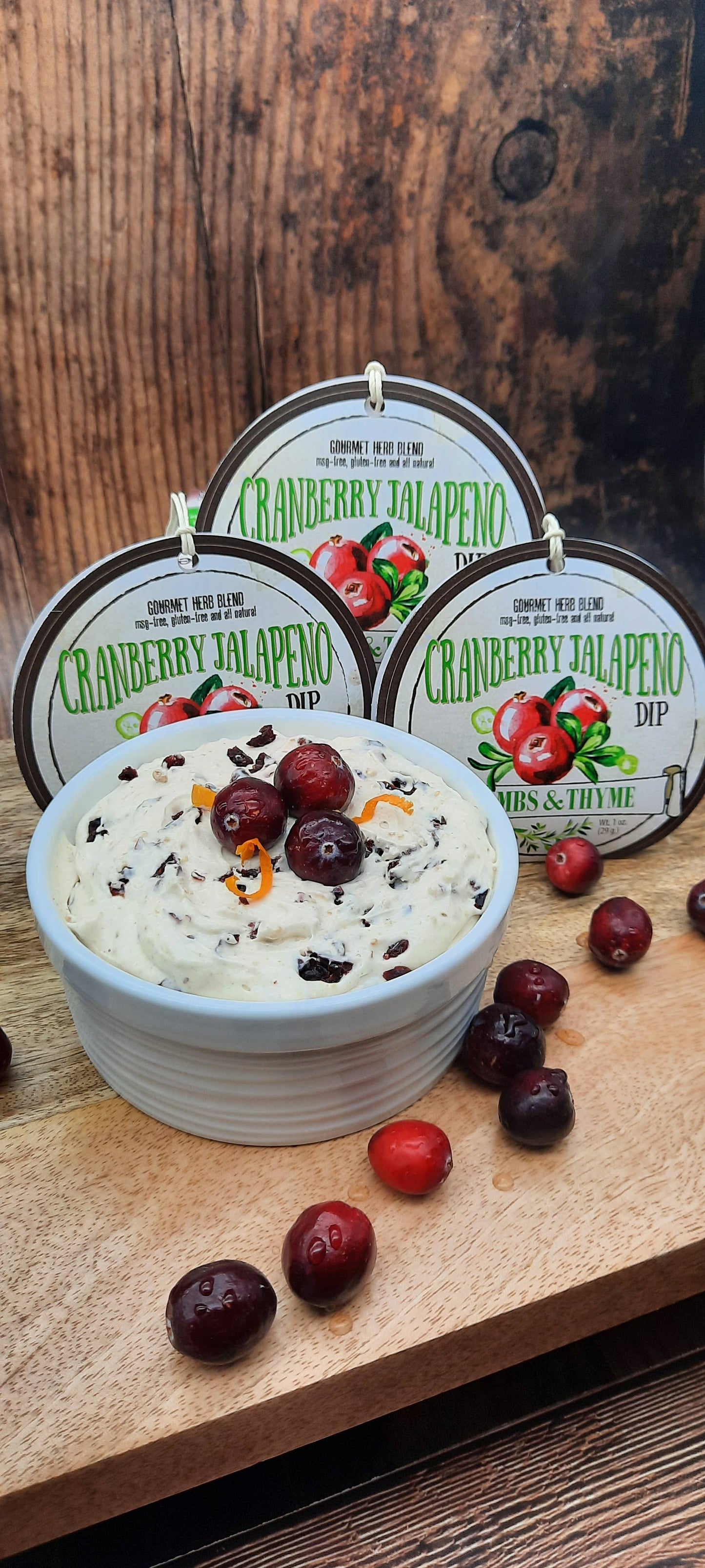 Herb Blend Dip | Cranberry Jalapeno