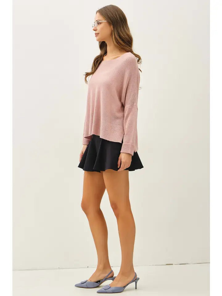 Boxy Cropped Sweater