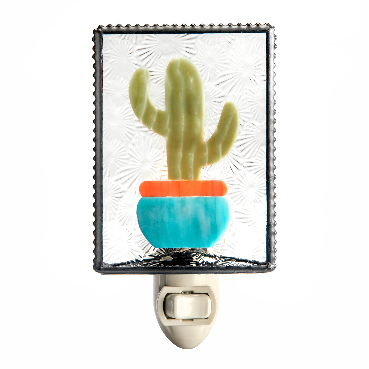 Glass Night Light | Cactus