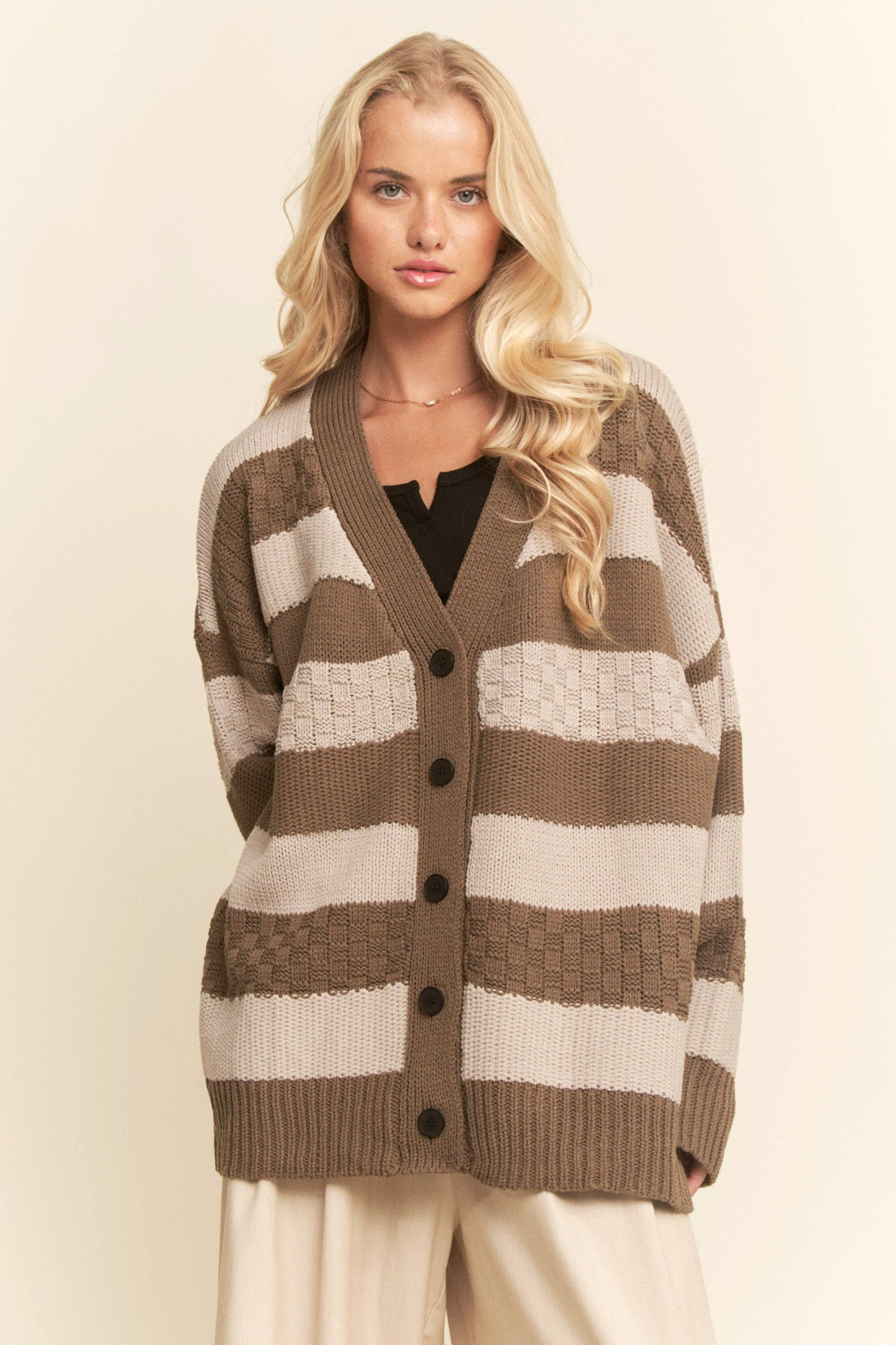 Textured Cardigan