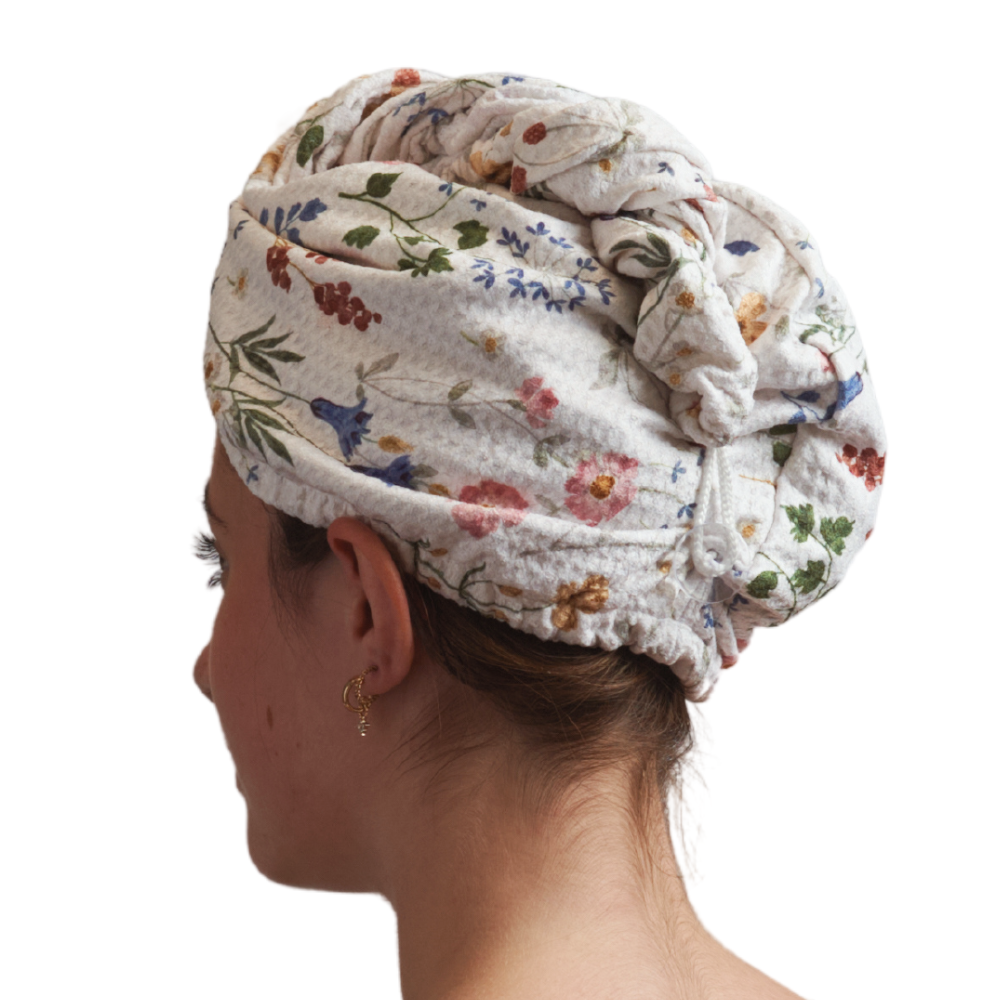 Hair Towel Wrap | Serenity Floral