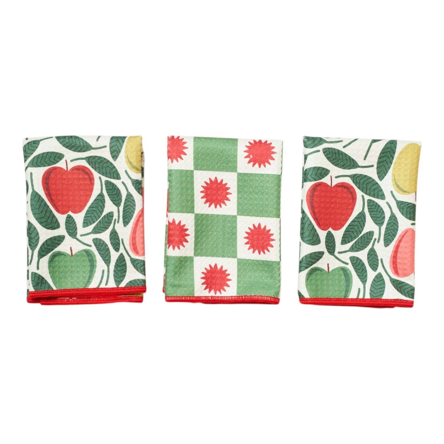 Mighty Mini Towel Reversible | RJW Happy Apple