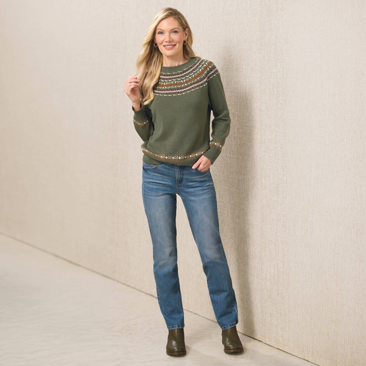 Autumn Fair Isle Sweater