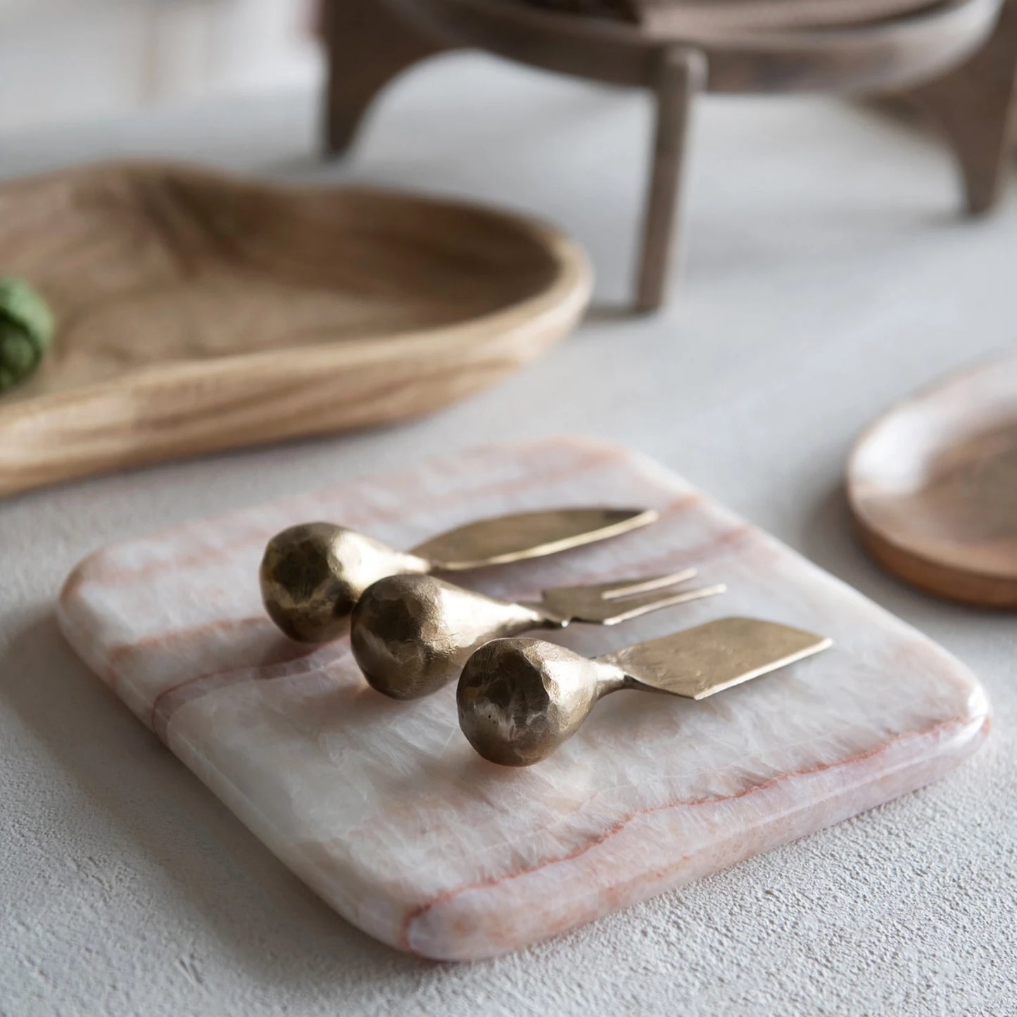Metal Cheese Servers Set