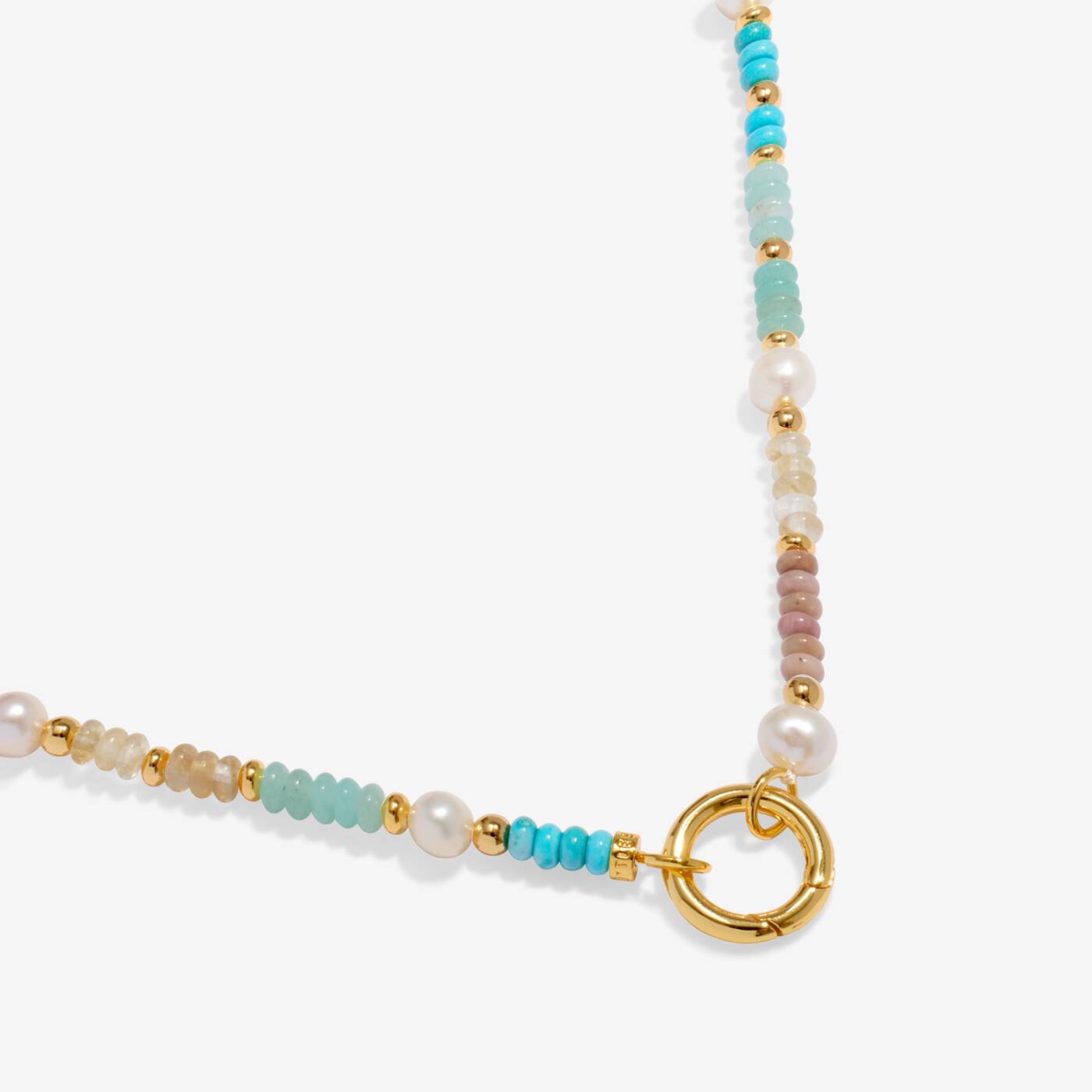 Charm Bar | 1 Charm Clasp Rainbow Necklace