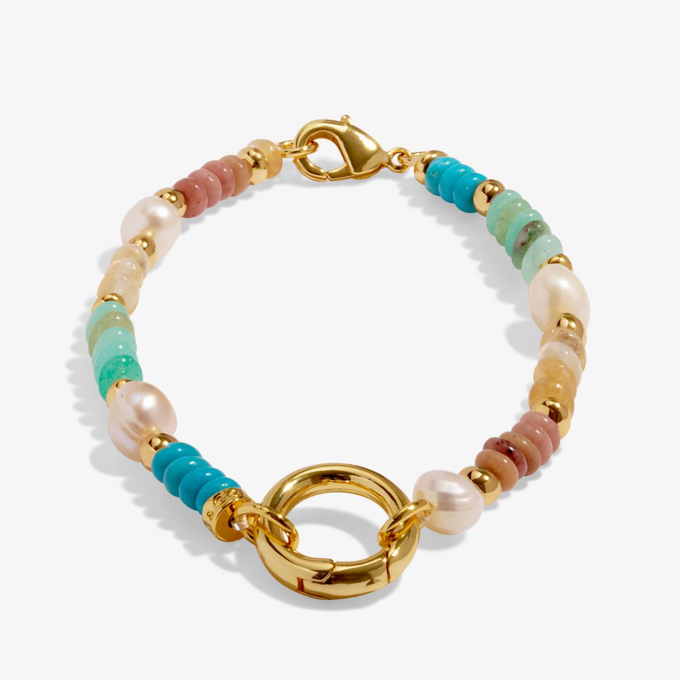 Charm Bar | 1 Charm Clasp Rainbow Bracelet