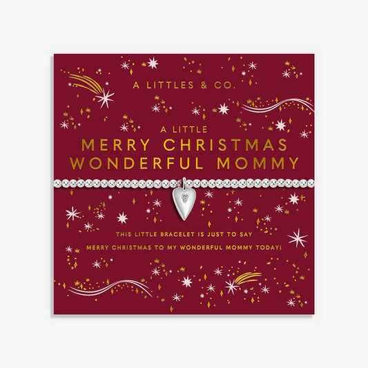 A Little 'Merry Christmas Wonderful Mommy' Bracelet