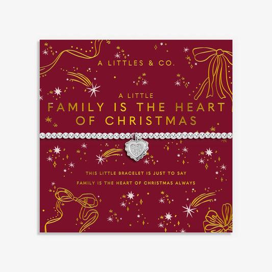 A Little 'Family Is The Heart Of Christmas' Bracelet