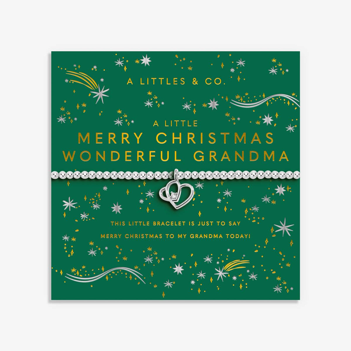 A Little 'Merry Christmas Wonderful Grandma' Bracelet