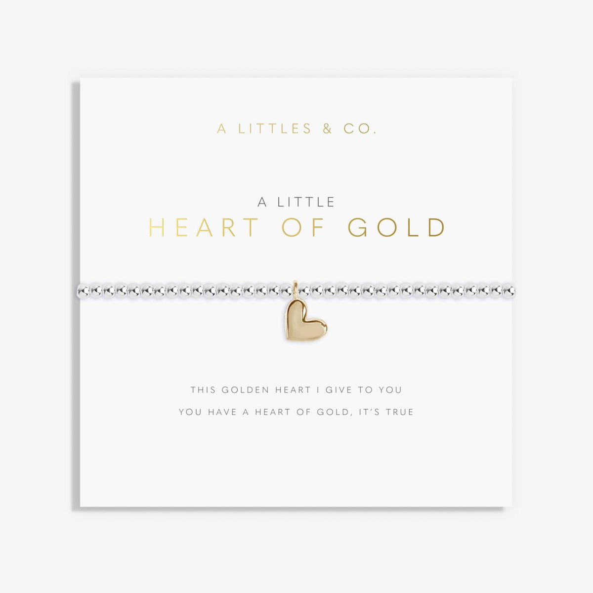 A Little 'Heart Of Gold' Bracelet