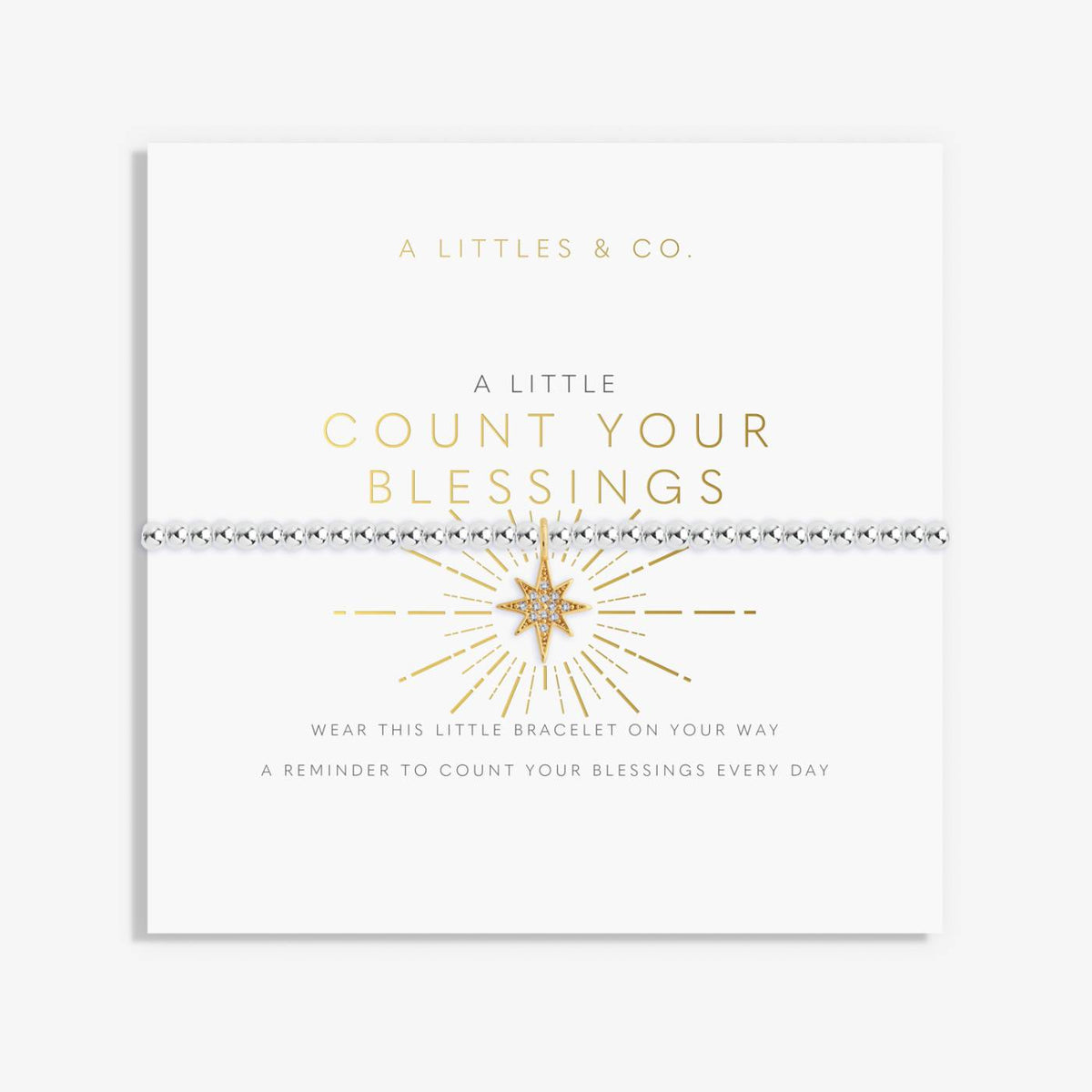 A Little 'Count Your Blessings' Bracelet