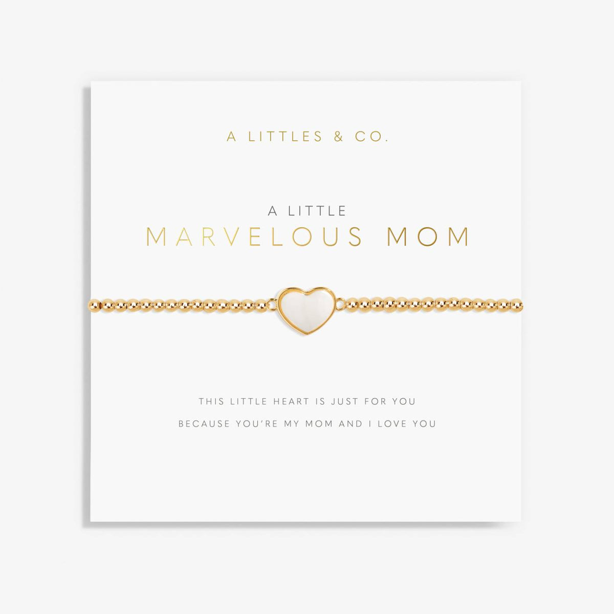 A Little 'Marvelous Mom' Bracelet