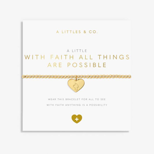 With Faith All Things Are Possible Bracelet