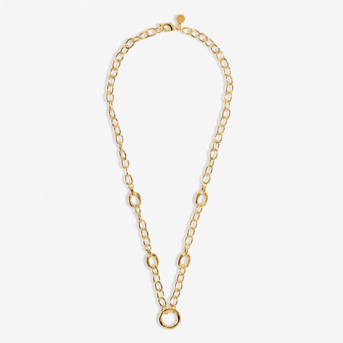 Charm Bar | 5 Charm Clasps Chunky Cable Chain Necklace