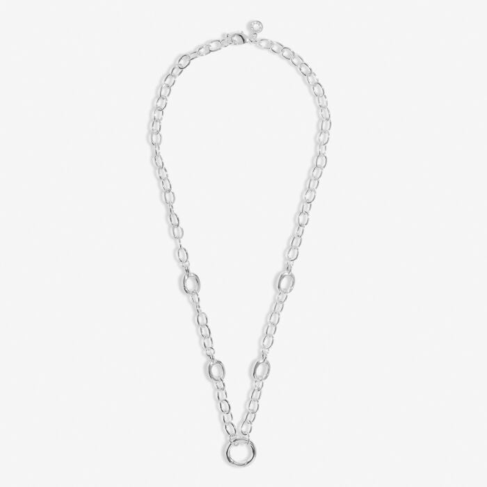 Charm Bar | 5 Charm Clasps Chunky Cable Chain Necklace