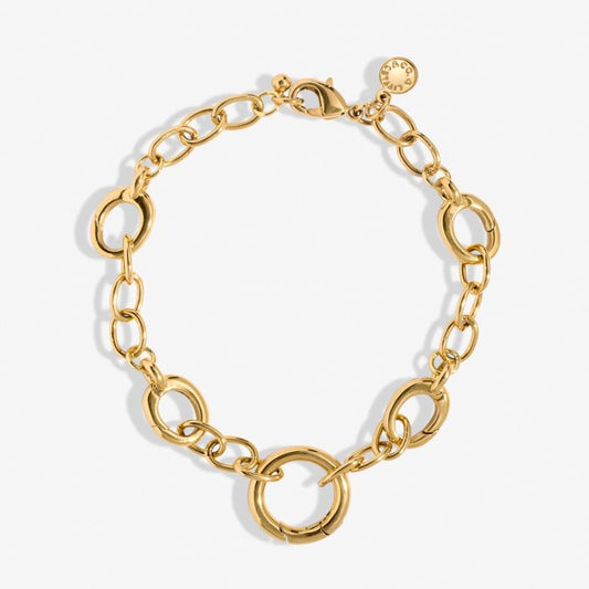 Charm Bar | 5 Charm Clasps Chunky Cable Chain Bracelet