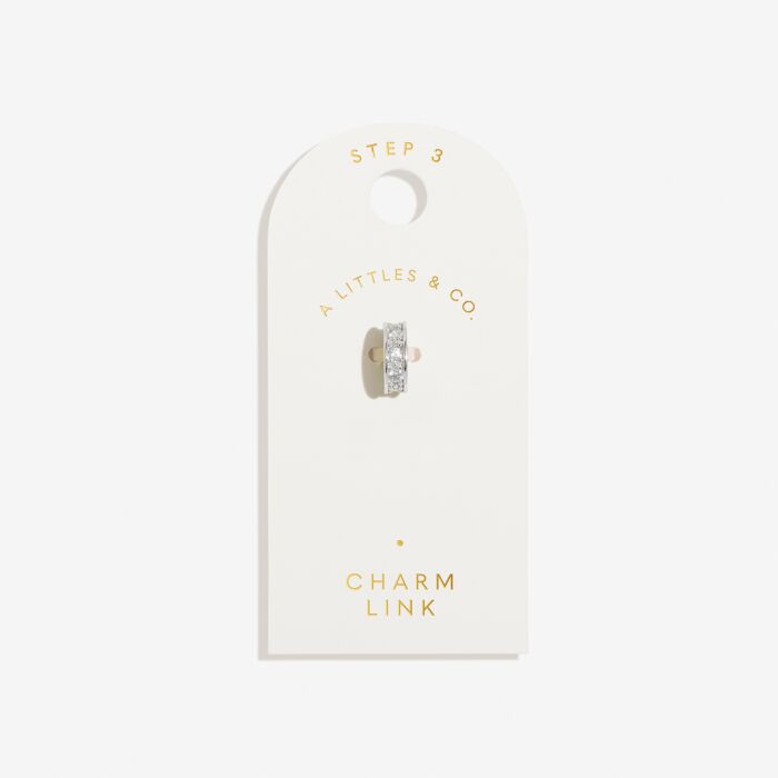 Charm Bar | Pave Charm Link