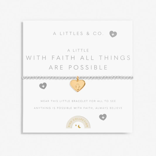 Kids Bracelet | With Faith All Things Are Possible