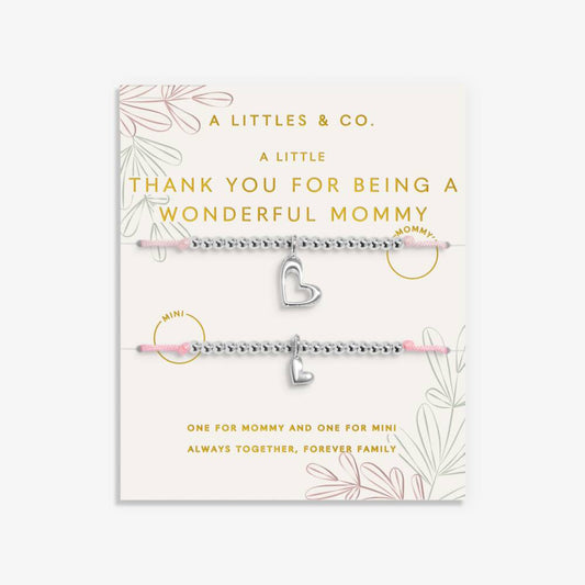 Duo A Little 'Thank You For Being A Wonderful Mommy' Bracelets