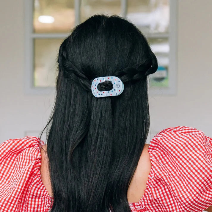 Teleties Flat Round Clip | United We Sparkle
