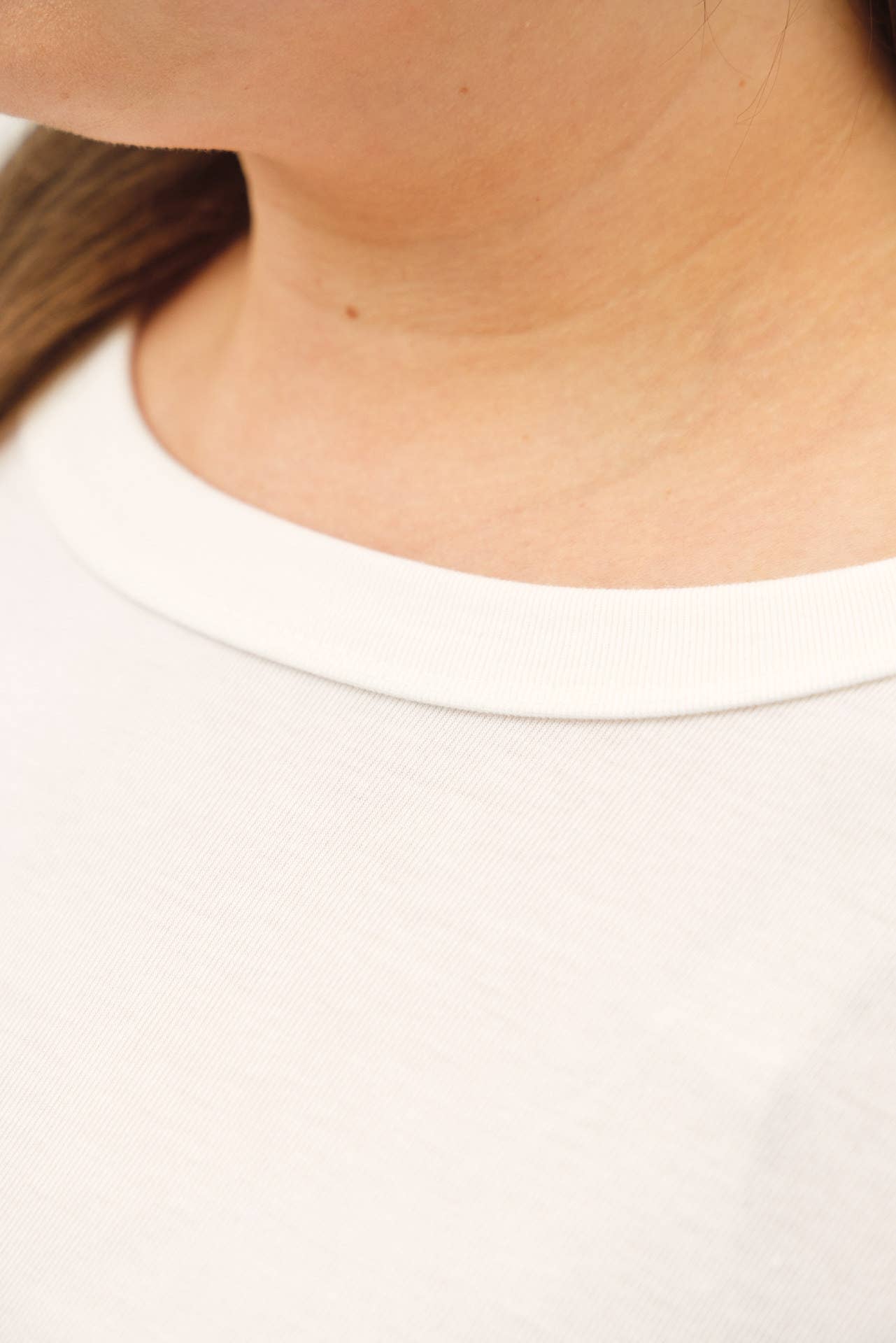 Plus Exclusive Long Sleeve Tee | Ivory