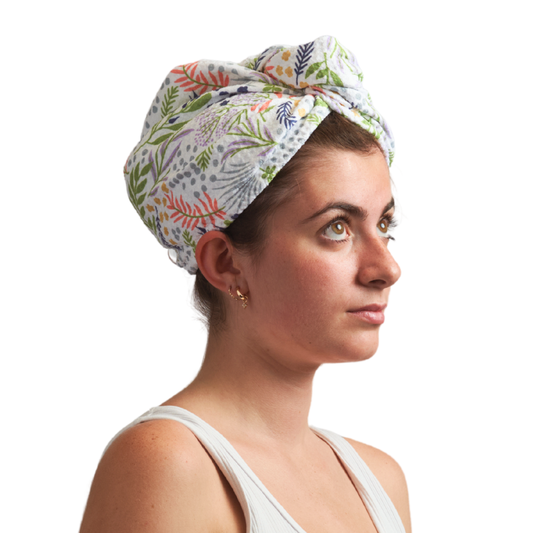 Hair Towel Wrap | Floral