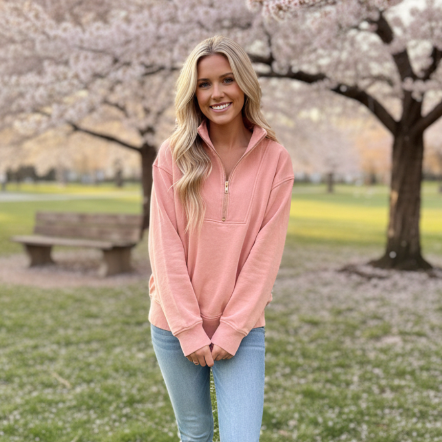 Half Zip Pullover Spring