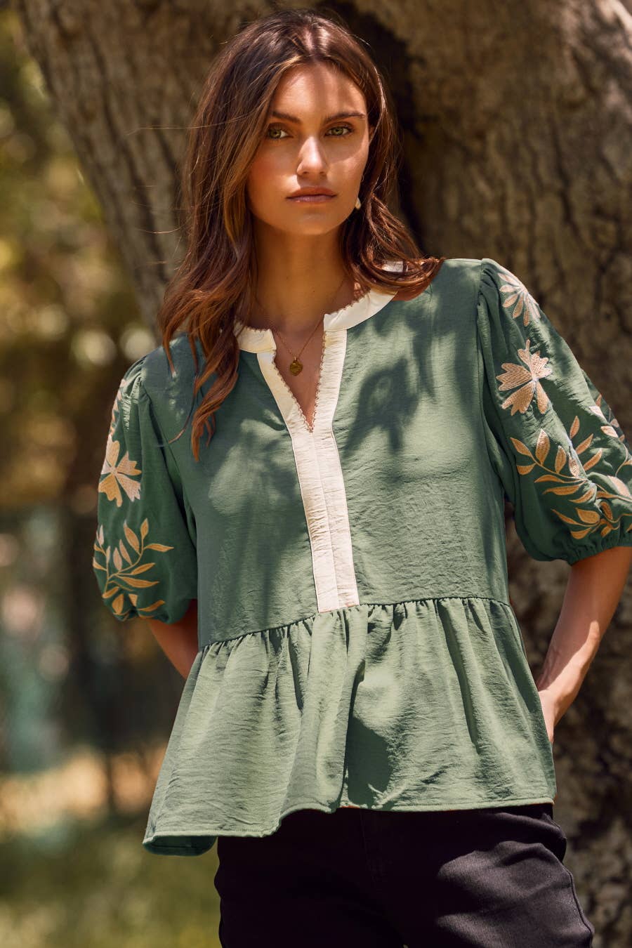 Peplum Blouse
