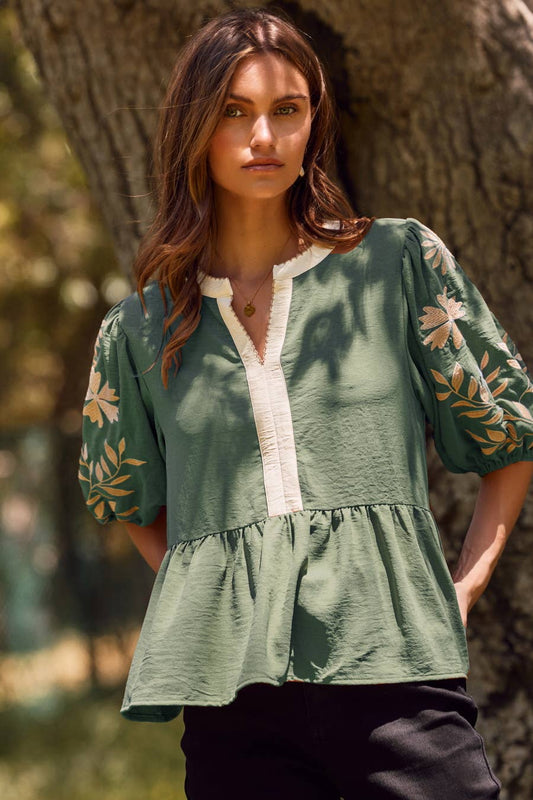 Peplum Blouse