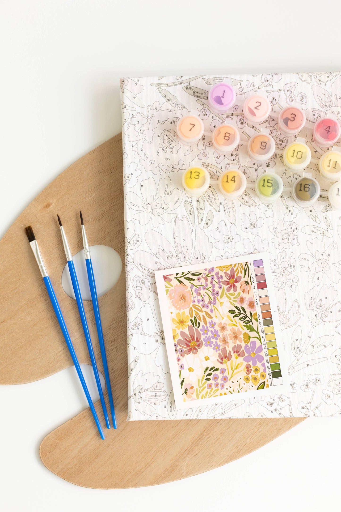 Paint By Number Kit | Primrose Petals