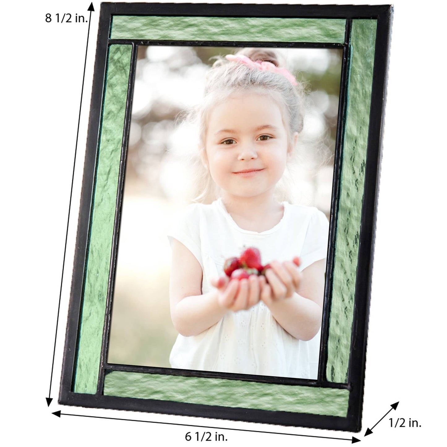 Green Stained Glass Picture Frame