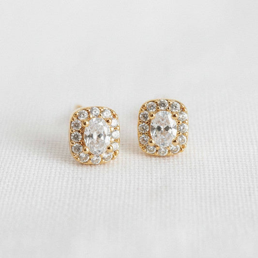Tiny Sparkly Stud Earrings