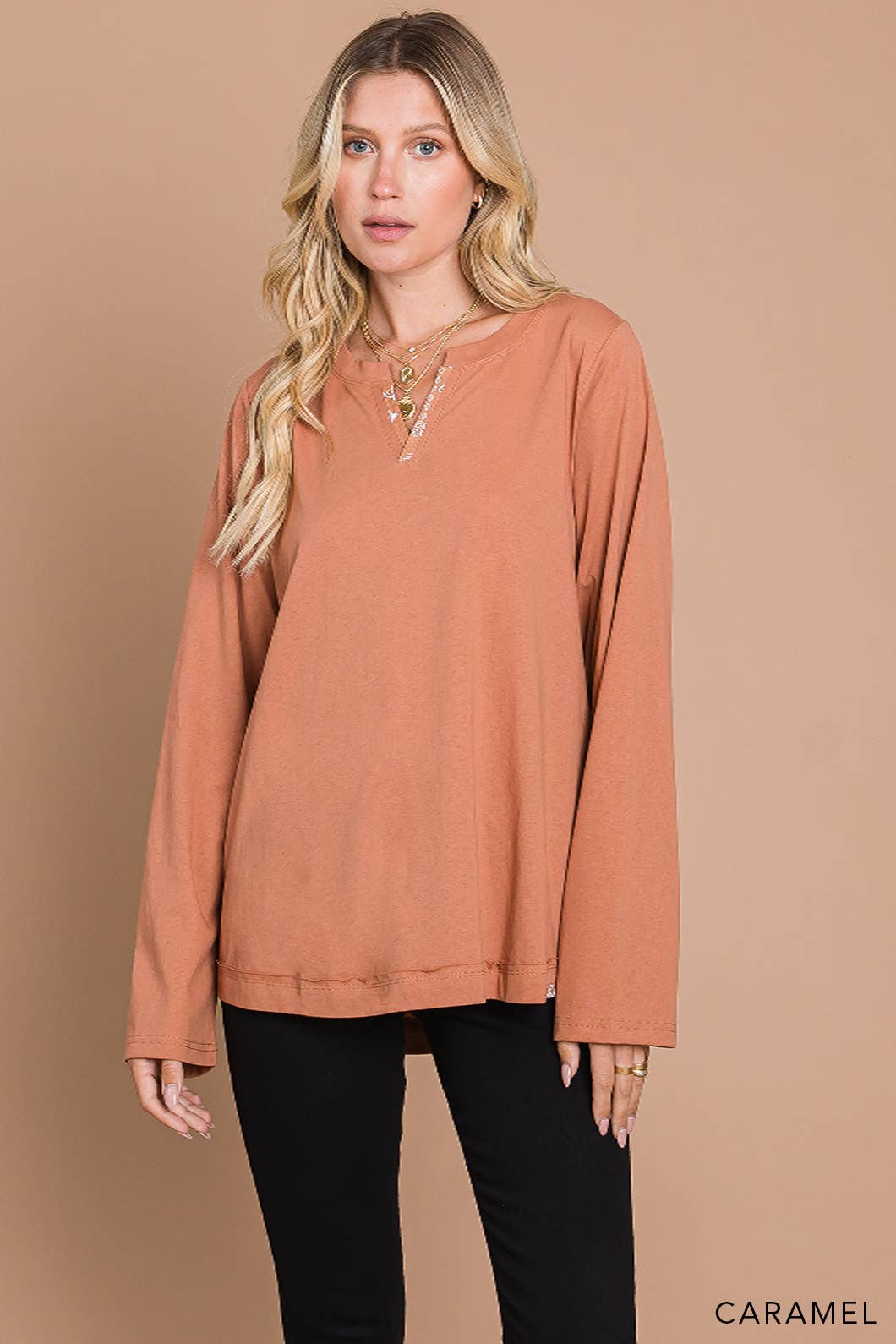 Washed Knit Top