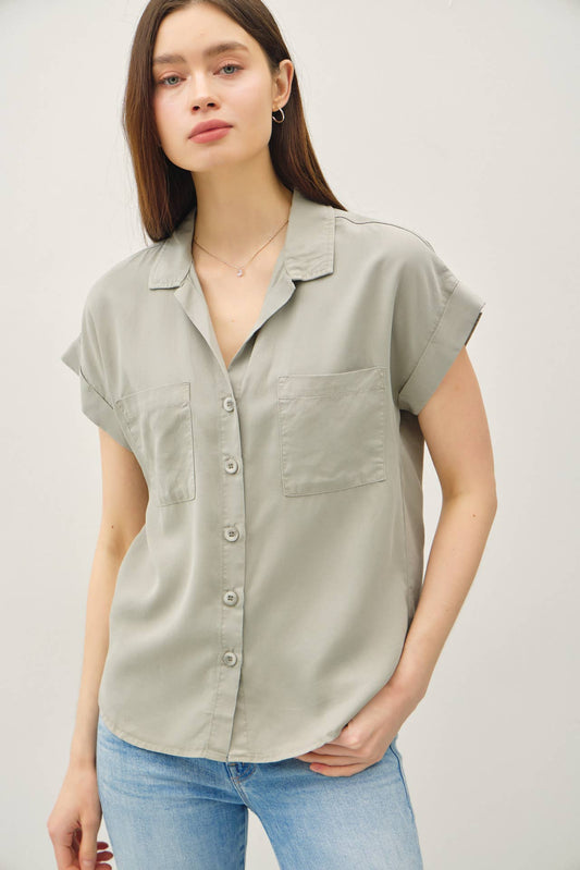Dolman Sleeve Tencel Shirt