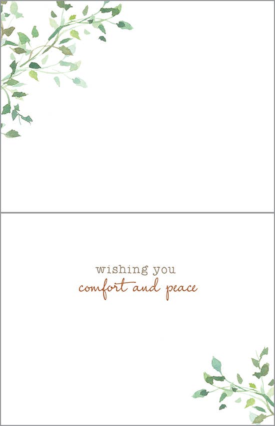 Sympathy Card | Gold Finch