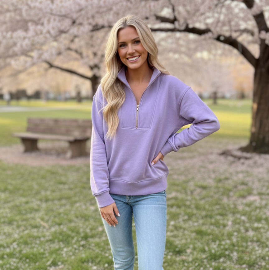 Half Zip Pullover Spring