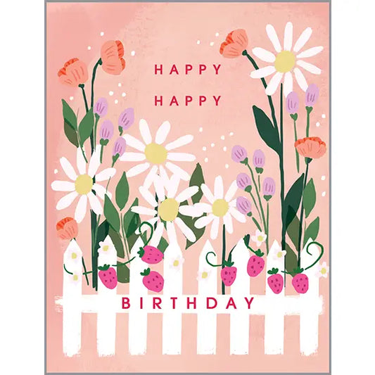 Birthday Card | Garden Fence