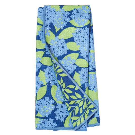 Anywhere Towel Reversible |  KN Hydrangea Garden