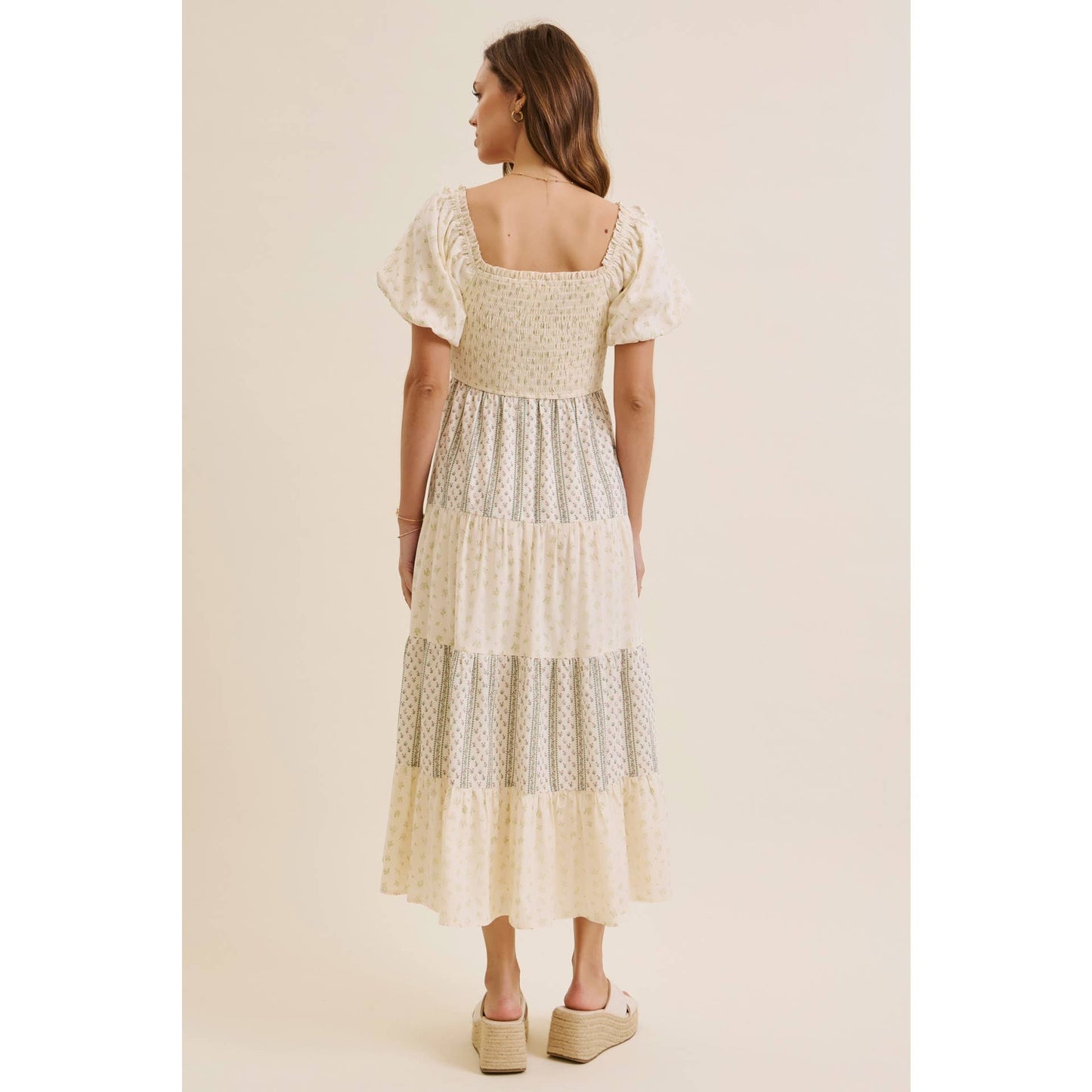 French Countryside Floral Dress