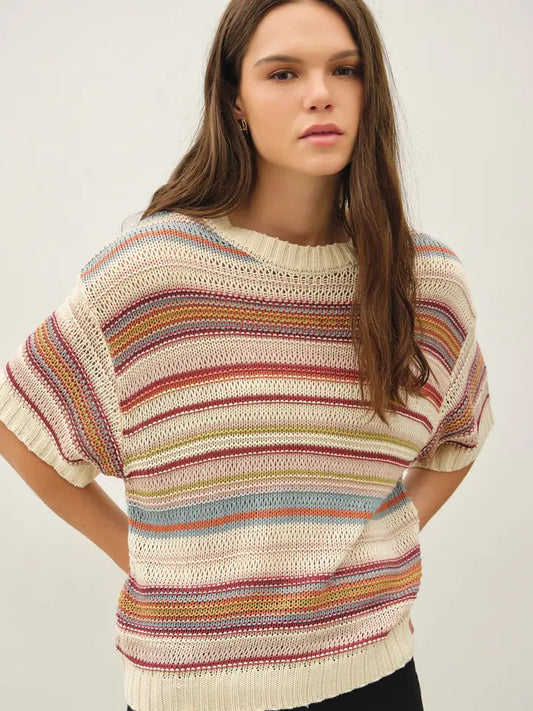 Multi Striped Sweater