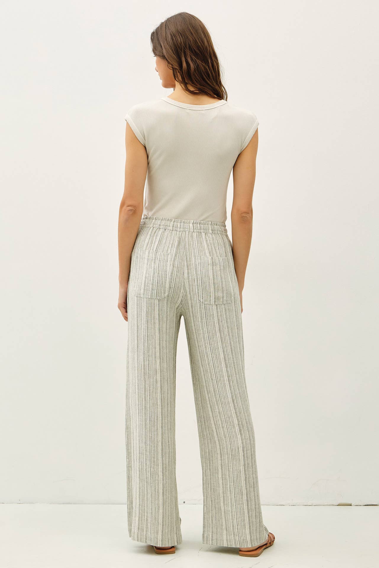 Linen Wide Leg Pants