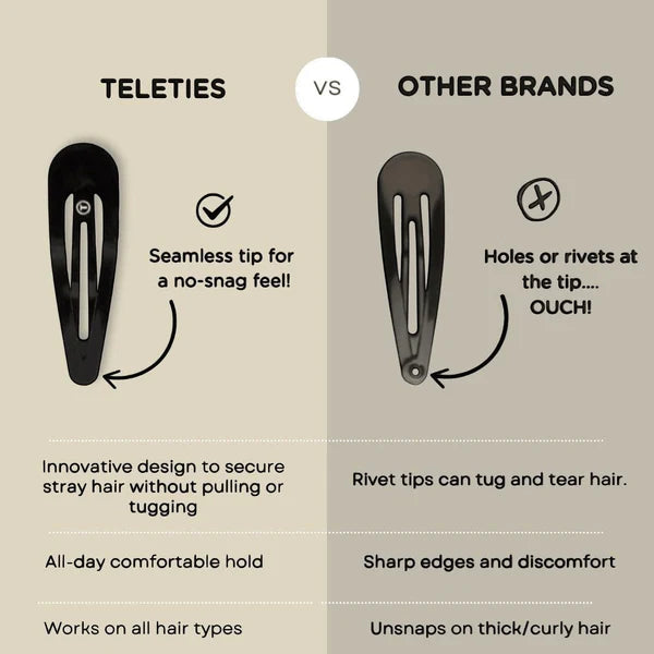 Teleties Snap Clips