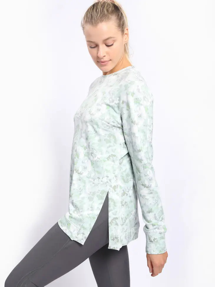 Watercolor Long Sleeve Pullover