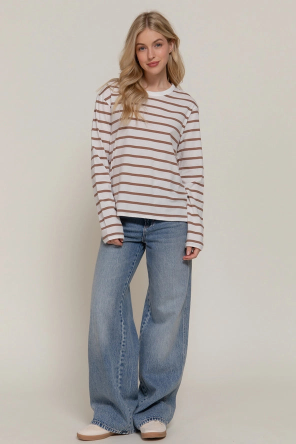 Long Sleeve Stripe Tee