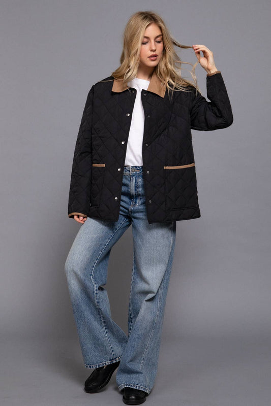 Quilted Puffer Work Jacket