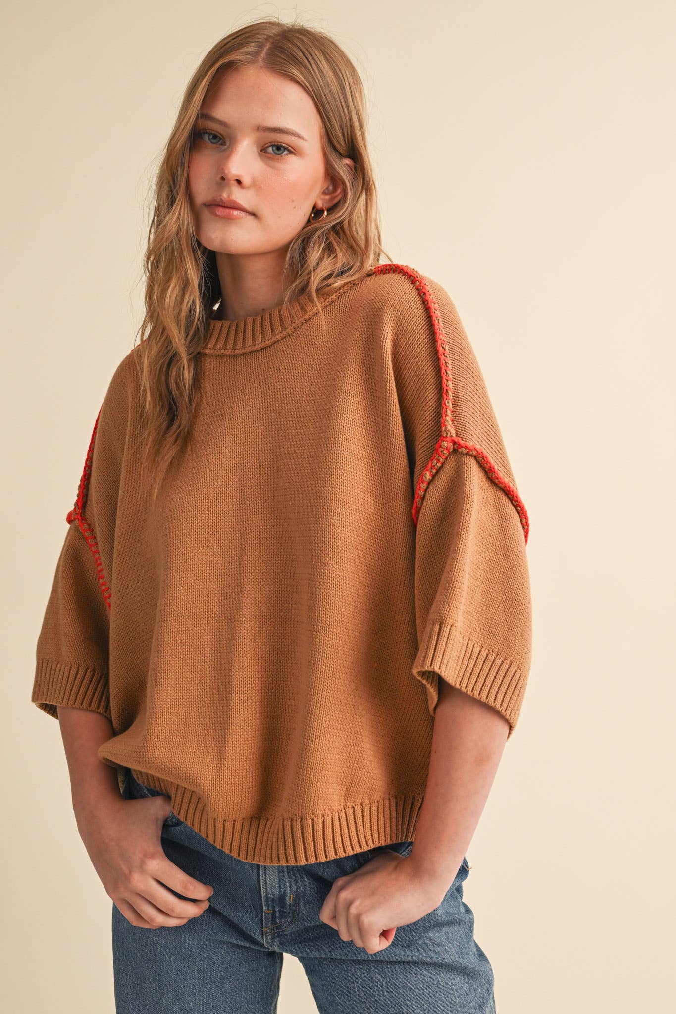 Blanket Stitch Sweater